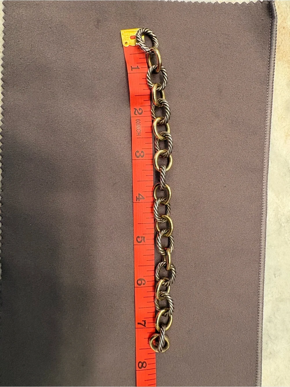 David Yurman 6mm Wheat Chain Necklace 16 3/4
